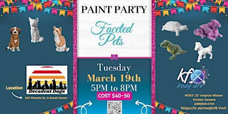 Faceted Pet Paint Party primary image