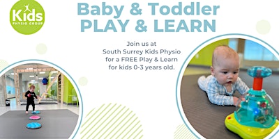 Baby & Toddler PLAY & LEARN for 0-3 year olds! primary image