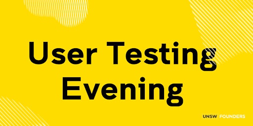 User Testing Evening primary image