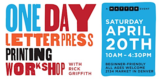 Primaire afbeelding van One-Day Letterpress Printing Workshop