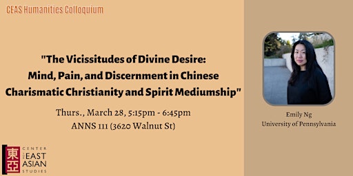 Primaire afbeelding van "The Vicissitudes of Divine Desire:  Mind, Pain...Mediumship" w/ Ng