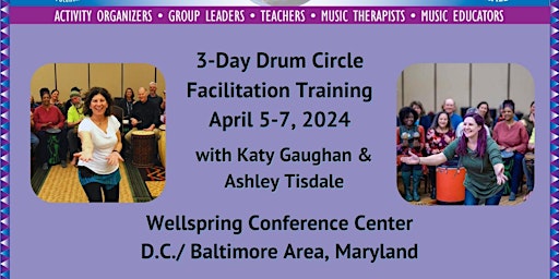 Imagen principal de 3-Day VMC Drum Circle Facilitation Training