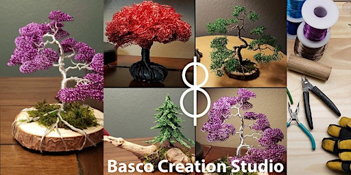 Twisted Bonsai: Wire Bonsai Creation Workshop - Upright w/ stone base primary image