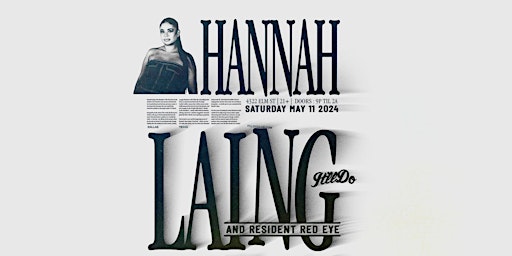 Hannah Laing at It'll Do Club  primärbild