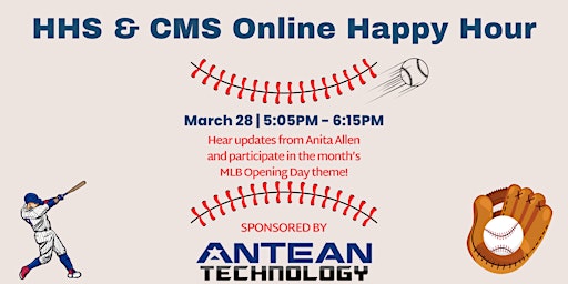 Hauptbild für HHS & CMS Online Happy Hour sponsored by Antean Technology