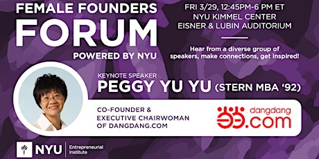 Primaire afbeelding van NYU  Female Founders Forum 2024