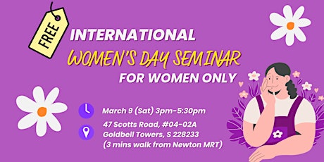 International Women's Day Seminar (For Women Only) primary image