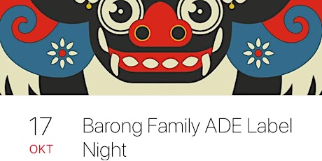Primaire afbeelding van Barong Family Label Night ADE