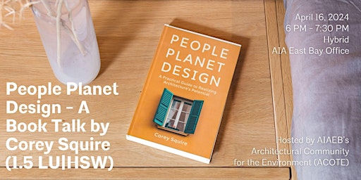 People Planet Design - A Book Talk by Corey Squire  primärbild