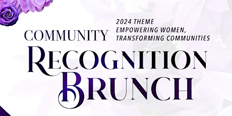 2024 Community Recognition Brunch