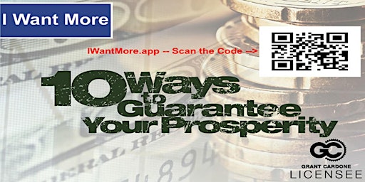 Imagem principal do evento 10 Ways to Guarantee Your Prosperity