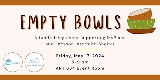 Image principale de Empty Bowls Fundraiser | Jackson, MI