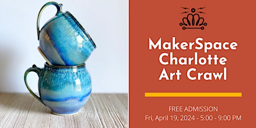 Primaire afbeelding van MakerSpace Charlotte Art Crawl