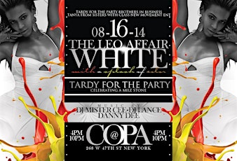 THE LEO AFFAIR WHITE WITH A SPLASH OF COLOR DAY PARTY!!! primary image