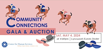 Imagem principal do evento Center for Human Services - Community Connections: Dinner Gala and Auction