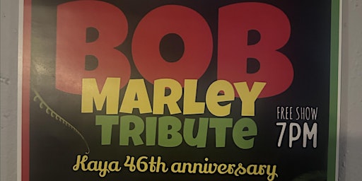Bob Marley Tribute performed by Greg Roy & the Pressure Band LIVE at Cage Brewing | SAT MAR 23 primary image