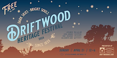 Image principale de 3rd Annual Driftwood Heritage Festival