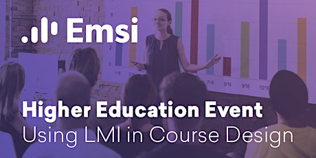 Emsi UK Higher Education Event - Using LMI in Course Design primary image