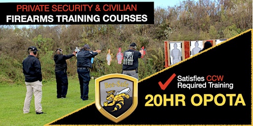 Primaire afbeelding van 20-HR OPOTA Private Security Firearm Certification