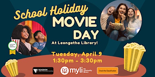 Imagem principal do evento School Holiday Movie Day at Leongatha Library