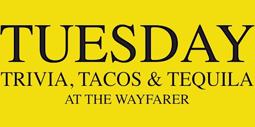 Primaire afbeelding van Ryan's Trivia Sucks : Tuesday Trivia and Tacos