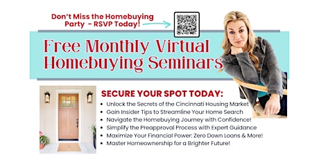 Free Monthly Virtual Homebuying Seminars - Coaching You To Your First Home