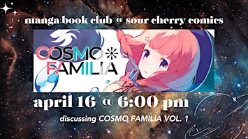 Image principale de Manga Book Club: Cosmo Familia vol. 1