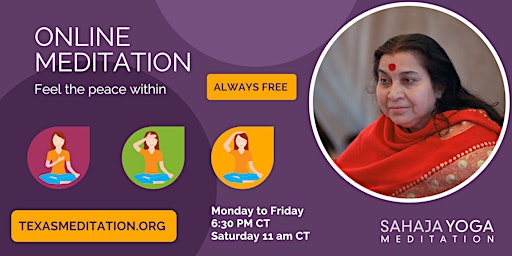 Let's Meditate "Overcome Anxiety & Depression" - Free Online Guided Session primary image