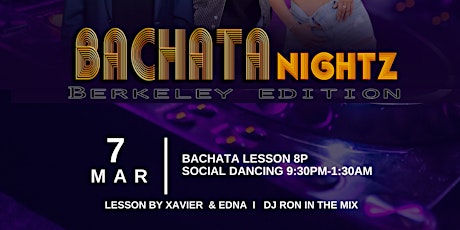 Imagem principal do evento BACHATANightz Berkeley