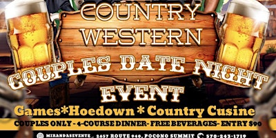 Couples Annual Labor Day Weekend Date Night Country Western Theme and After primary image