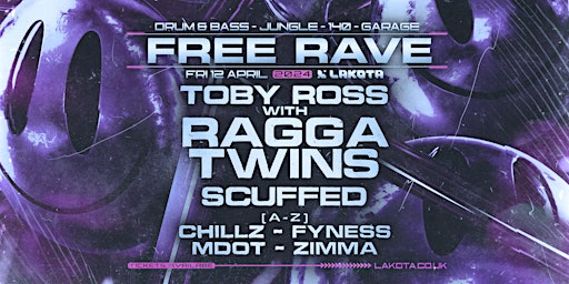 Primaire afbeelding van Wide Eyes: Free Rave w/ Ragga Twins