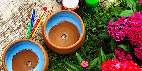 Terracotta Flower Pot Painting (6-12yrs)