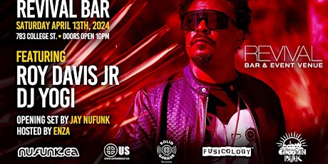 Imagem principal do evento Roy Davis Jr. & DJ YOGI at Revival Bar