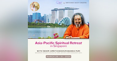 Asia-Pacific Retreat with Swami Amritaswarupananda Puri primary image