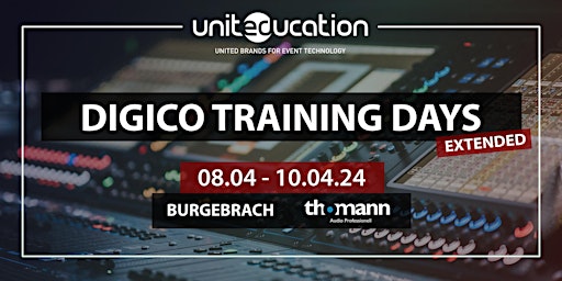 Imagem principal do evento Unit(Ed)ucation Days: DiGiCo & KLANG Trainings (Thomann)