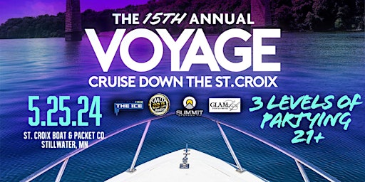 Primaire afbeelding van KMOJ 15th Annual Voyage Cruise down the St Croix