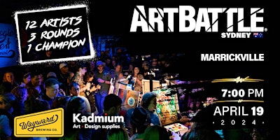 Primaire afbeelding van Art Battle Sydney (BYO!) - April 19, 2024