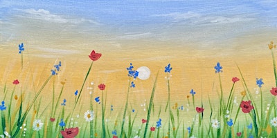 Imagen principal de Paint & Unwind at the Budapest Cafe, Bristol - "Spring Meadow"