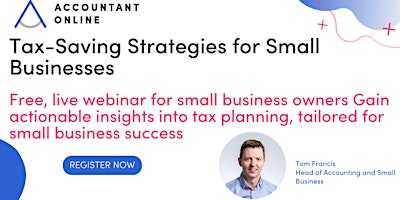 Hauptbild für Tax-Saving Strategies for Small Businesses