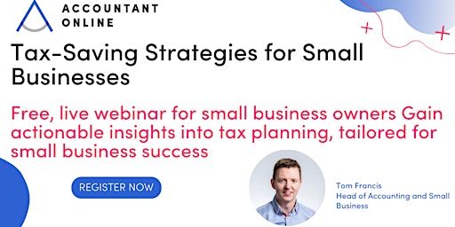 Primaire afbeelding van Tax-Saving Strategies for Small Businesses