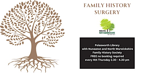 Family History Surgery at Polesworth Library  primärbild