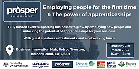 Image principale de Employing People for the First Time and the Power of Apprenticeships