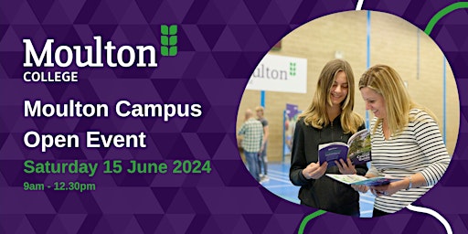 Hauptbild für College Open Day - Moulton Campus: Saturday 15 June 2024