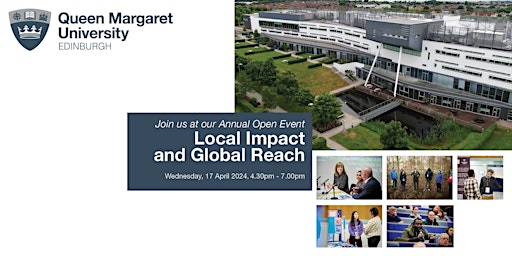 Imagem principal do evento QMU – Local Impact and Global Reach: Open Event