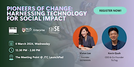 Pioneers of Change: Harnessing Technology for Social Impact primary image