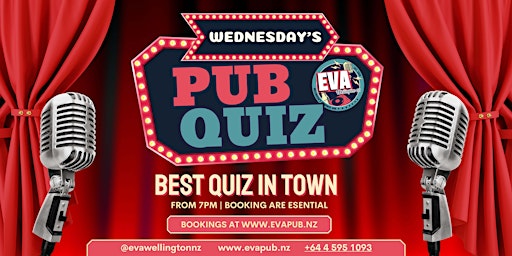 Imagem principal do evento Eva's Big Pub Quiz