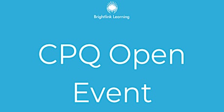 CPQ Open Event