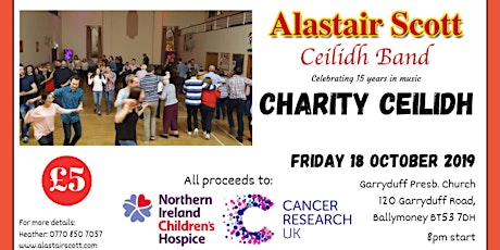Charity Ceilidh - NI Children's Hospice/Cancer Research primary image