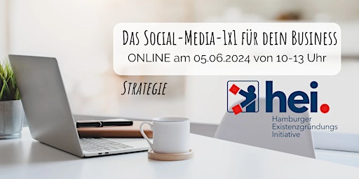 Hauptbild für Online-Workshop: Das Social-Media-1x1 für dein Business: Strategie