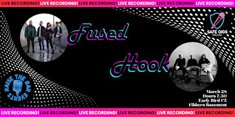 LIVE RECORDING! FUSED / HOOK